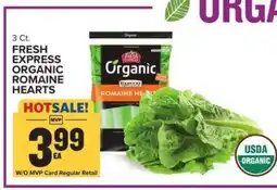 Food Lion Fresh Express Organic Romaine Hearts offer