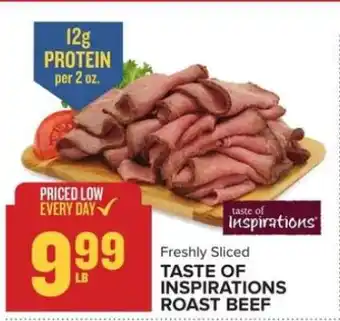 Food Lion TASTE OF INSPIRATIONS ROAST BEEF offer