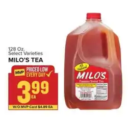 Food Lion Milo's Tea offer