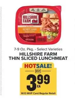 Food Lion Hillshire Farm Thin Sliced Lunchmeat offer