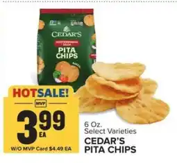Food Lion CEDAR'S PITA CHIPS offer