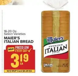 Food Lion Maier's Italian Bread offer
