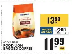 Food Lion FOOD LION BAGGED COFFEE offer