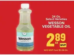 Food Lion Wesson Vegetable Oil offer