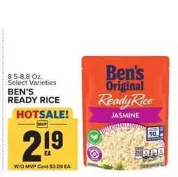 Food Lion Ben's Ready Rice offer