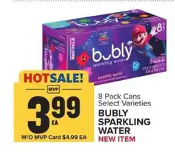 Food Lion Bubly Sparkling Water offer