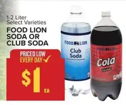 Food Lion FOOD LION SODA OR CLUB SODA offer