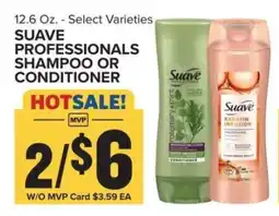 Food Lion Suave Professionals Shampoo or Conditioner offer
