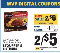 Food Lion Stouffer's Entrées offer