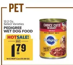 Food Lion Pedigree Wet Dog Food offer