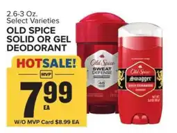 Food Lion Old Spice Solid or Gel Deodorant offer