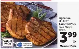 Safeway Signature SELECT Assorted Pork Loin Chops offer
