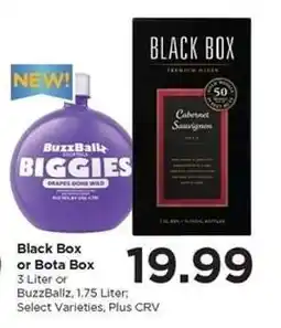 Food 4 Less Black Box or Bota Box offer