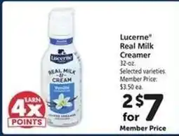 Safeway Lucerne Real Milk Creamer offer