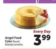 Safeway Angel Food Cake offer