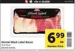 Safeway Hormel Black Label Bacon offer
