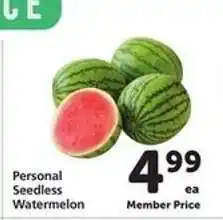 Safeway Personal Seedless Watermelon offer