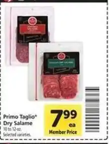 Safeway Primo Taglio Dry Salame offer