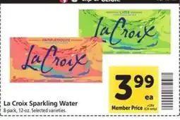 Safeway La Croix Sparkling Water offer