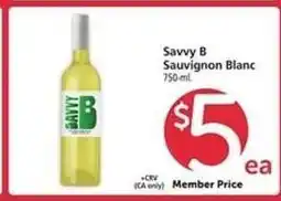 Safeway Savvy B Sauvignon Blanc offer