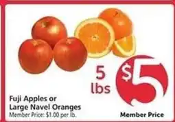 Safeway Fuji Apples or Large Navel Oranges offer