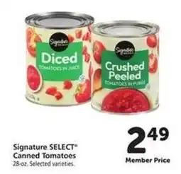 Safeway Signature SELECT Canned Tomatoes offer