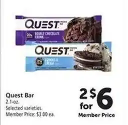 Safeway Quest Bar offer