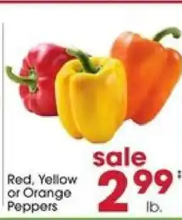 Giant Eagle Red, Yellow Or Orange Peppers offer