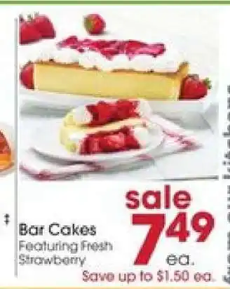 Giant Eagle Bar Cakes offer