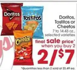 Giant Eagle Doritos, Tostitos or Cheetos offer