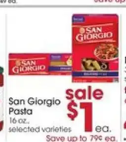 Giant Eagle San Giorgio Pasta offer