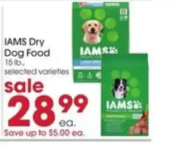 Giant Eagle Iams Dry Dog Food offer
