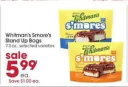 Giant Eagle Whitman's S'mores Stand Up Bags offer