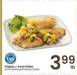 Albertsons Tilapia or Swai Fillets offer
