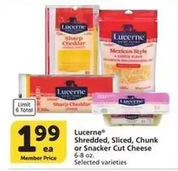 Albertsons Lucerne Cheese offer