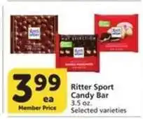 Albertsons Ritter Sport Candy Bar offer