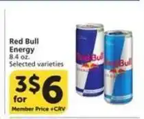 Albertsons Red Bull Energy offer