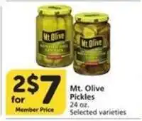 Albertsons Mt. Olive Pickles offer
