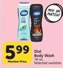 Albertsons Dial Body Wash offer