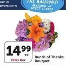 Albertsons Bunch of Thanks Bouquet offer