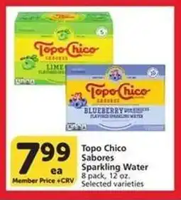Albertsons Topo Chico Sabores Sparkling Water offer