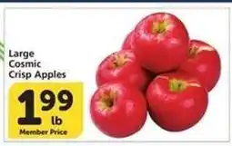 Albertsons Large Cosmic Crisp Apples offer