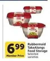 Albertsons Rubbermaid TakeAlongs Food Storage offer