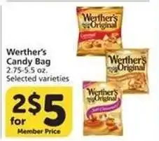 Albertsons Werther’s Candy Bag offer