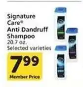 Albertsons Signature Care Anti Dandruff Shampoo offer