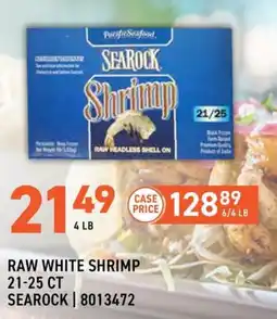 US Foods Chef's Store Raw white shrimp 21-25 ct searock offer