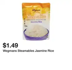 Wegmans Wegmans Steamables Jasmine Rice offer