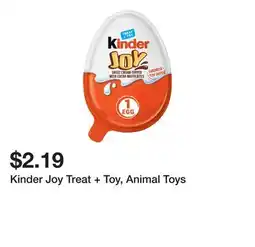 Wegmans Kinder Joy Treat + Toy, Animal Toys offer
