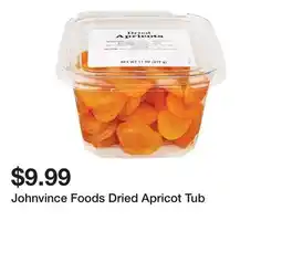 Wegmans Johnvince Foods Dried Apricot Tub offer