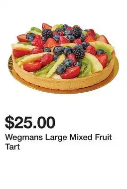 Wegmans Wegmans Large Mixed Fruit Tart offer
